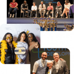 Collage of spelling bee photos