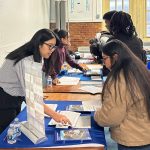 Successful Futures Start Here! info table at CAS college & career fair