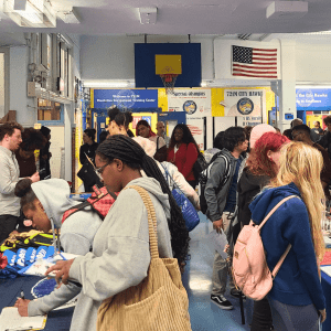 Career fair at City-As-School