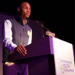 CYD alumnus Dan speaking at event