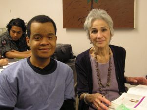 Lois Lowenstein with student