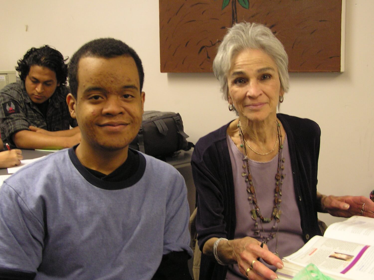 Lois Lowenstein with student
