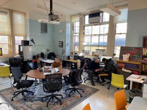 The temporary office of the CYD College & Career Office
