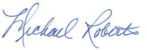michael roberts signature