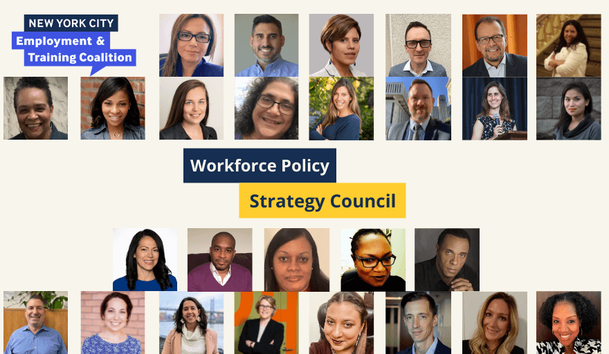 NYCETC Strategy Council Faces collage Graphic