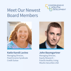 New CYD Board Members Katie Karoll Lavino and John Baumgartner