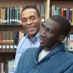 Michael Roberts and student