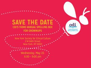 save the date for 2019 spelling bee event
