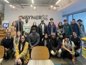 Students visiting VaynerMedia