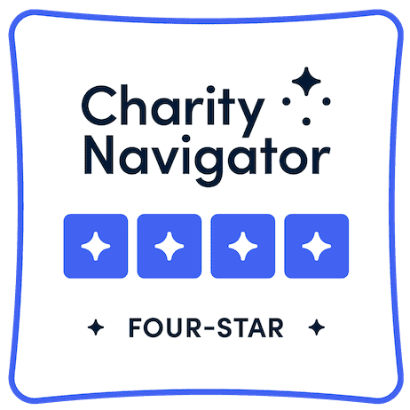 Charity Navigator 4 Star rating badge
